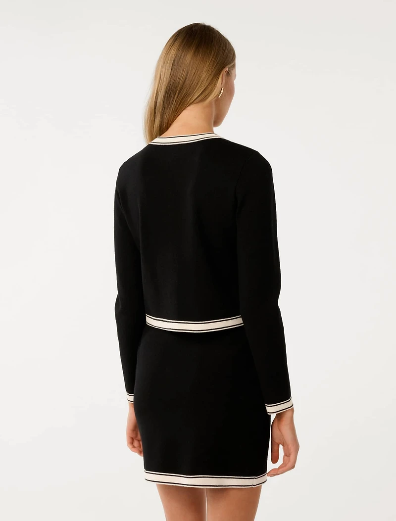 Cece Bow Detail Cardigan