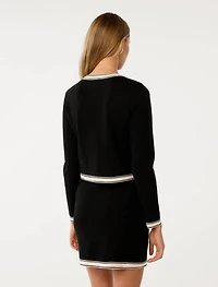 Cece Bow Detail Cardigan