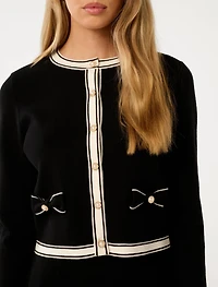Cece Bow Detail Cardigan