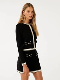 Cece Bow Detail Cardigan