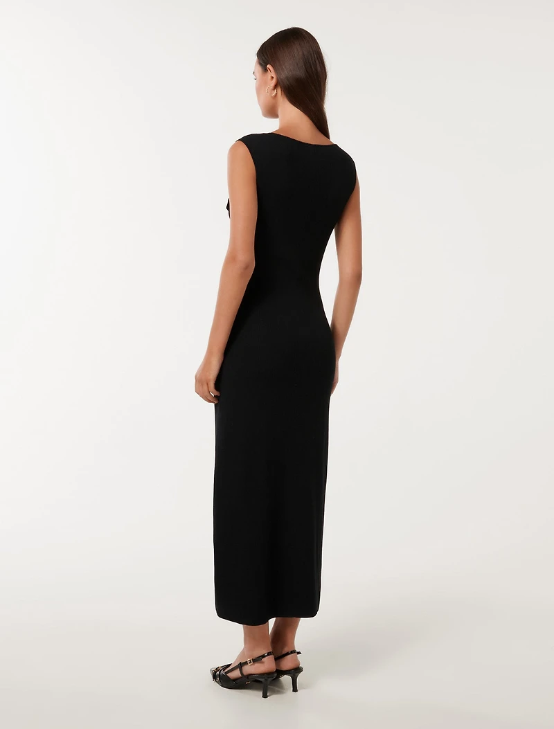 Harriet Zip Through Midi Dress