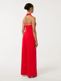 Remmie Petite Halter Jumpsuit