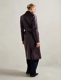 Gabbi Vegan Leather Trench