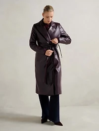 Gabbi Vegan Leather Trench
