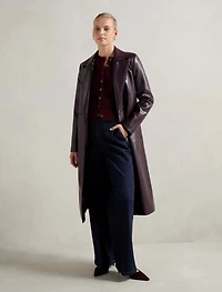 Gabbi Vegan Leather Trench