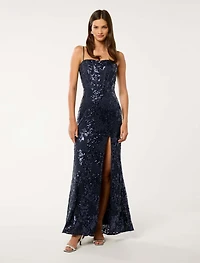 Lucia Sequin Maxi Dress