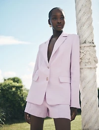 Laura Two Button Linen Blazer