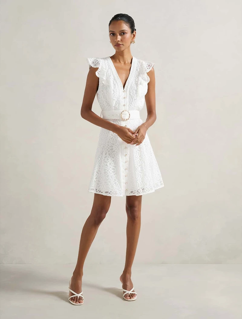 Sinead Petite Lace Mini Dress