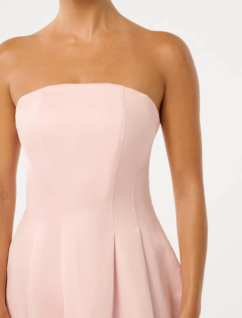 Shayla Petite Strapless Mini Dress