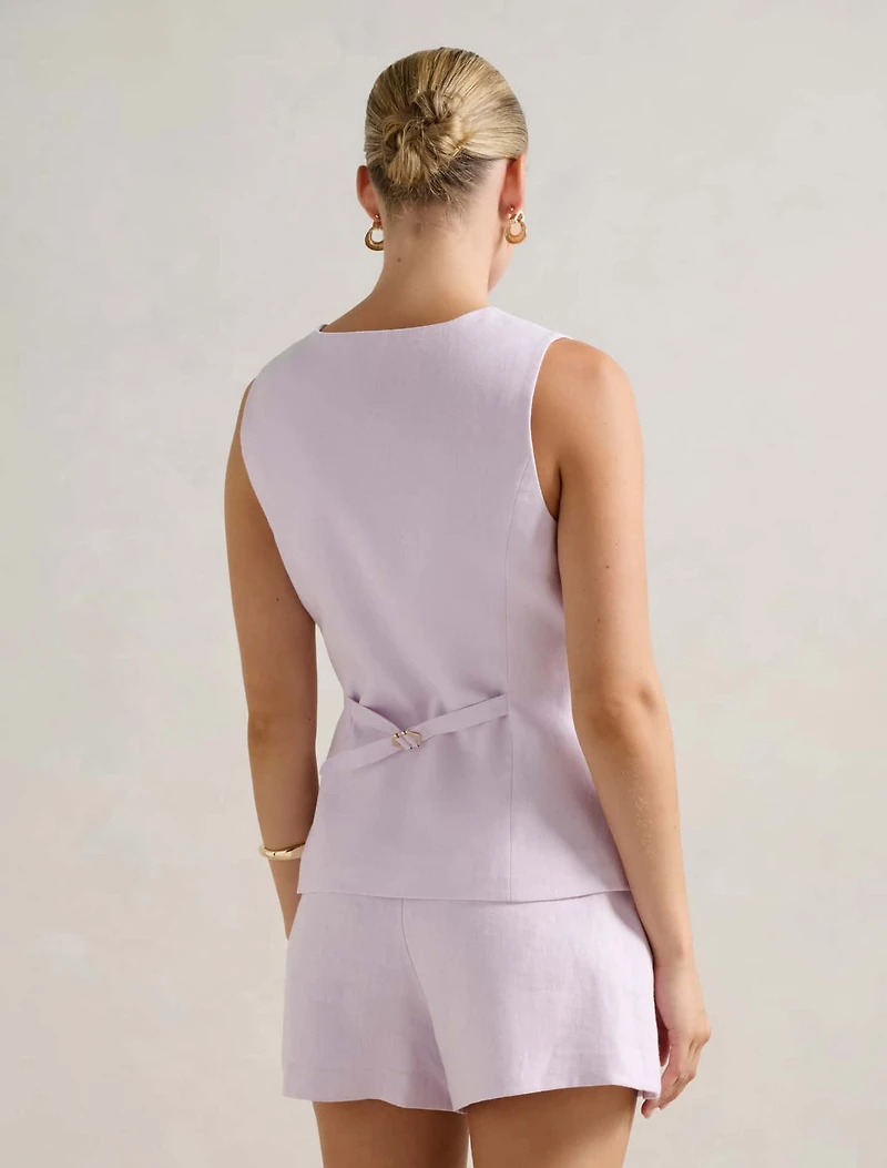 Toni High Neck Waistcoat