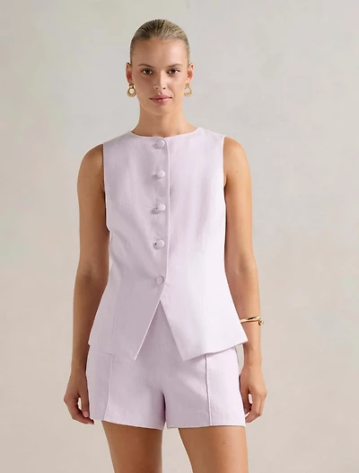 Toni High Neck Waistcoat