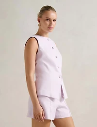 Toni High Neck Waistcoat