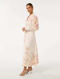 Primrose Petite Trim-Detail Midi Dress