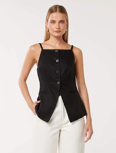 Ronnie High Neck Waistcoat