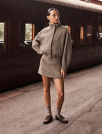 Kaia Check Mini Skirt