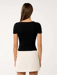 Shauna Trim Front Top