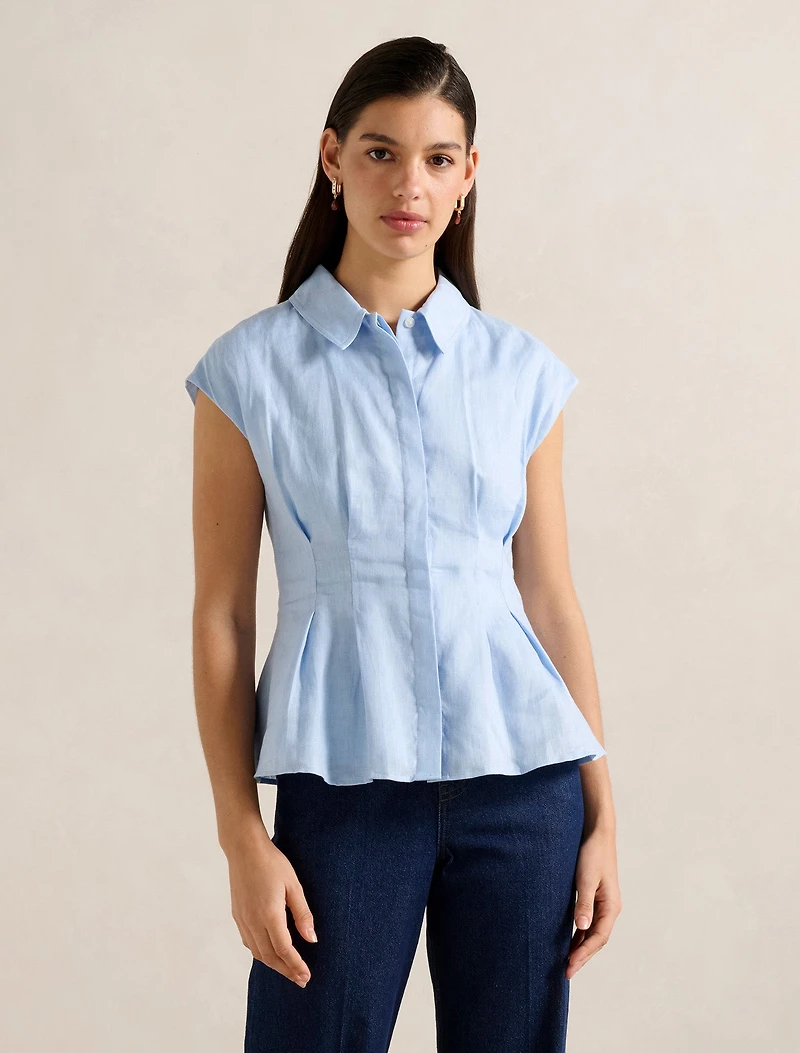 Carina Pleated Shirt