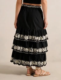 Blaire Embroidery Maxi Skirt