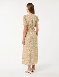 Safira Printed Midi Sun Dress