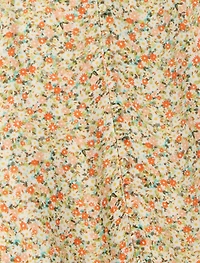 Safira Printed Midi Sun Dress