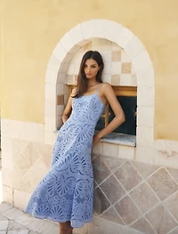 Molly Embroidered Midi