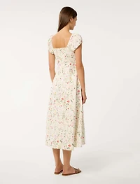 Sallie Tie Front Midi