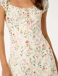 Sallie Tie Front Midi