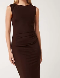 Ally Sleeveless Mesh Midi