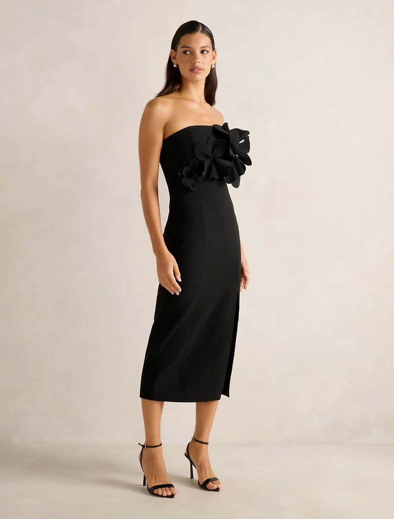 Tessa Flower Midi Dress