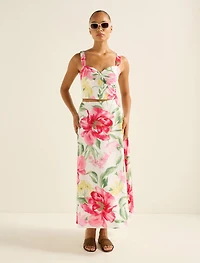 Talia Twist Front Bustier Top