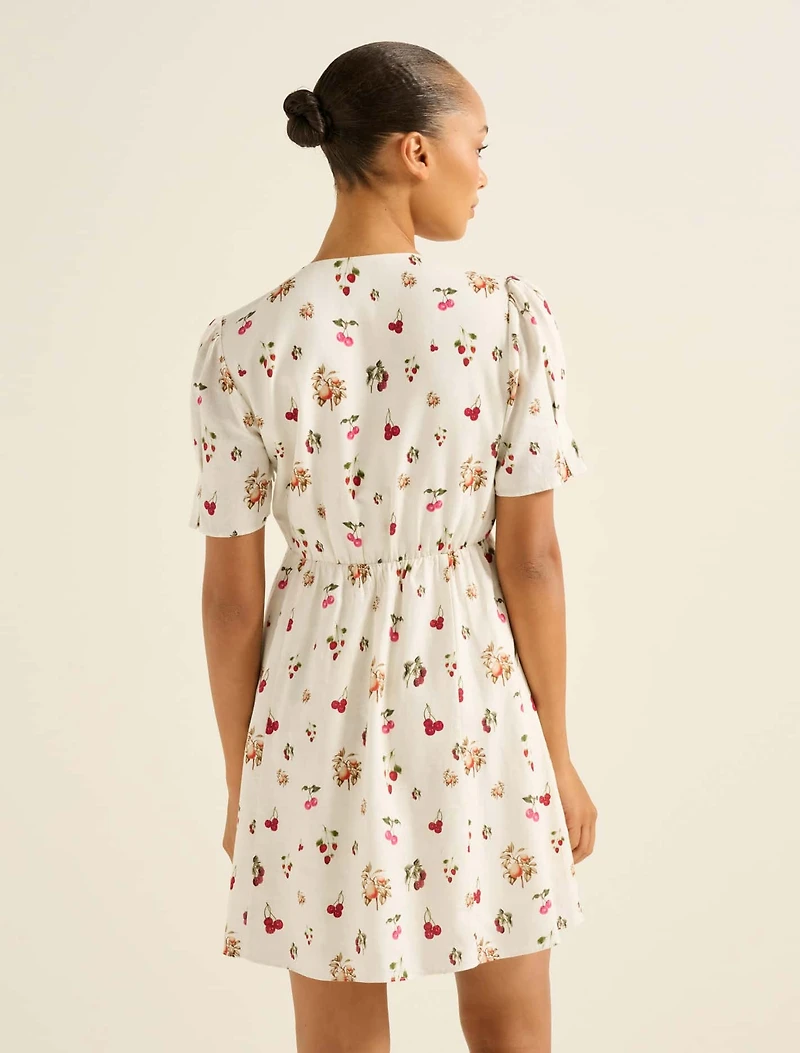 Berna Printed Mini Dress