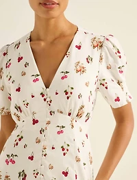 Berna Printed Mini Dress