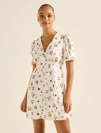 Berna Printed Mini Dress