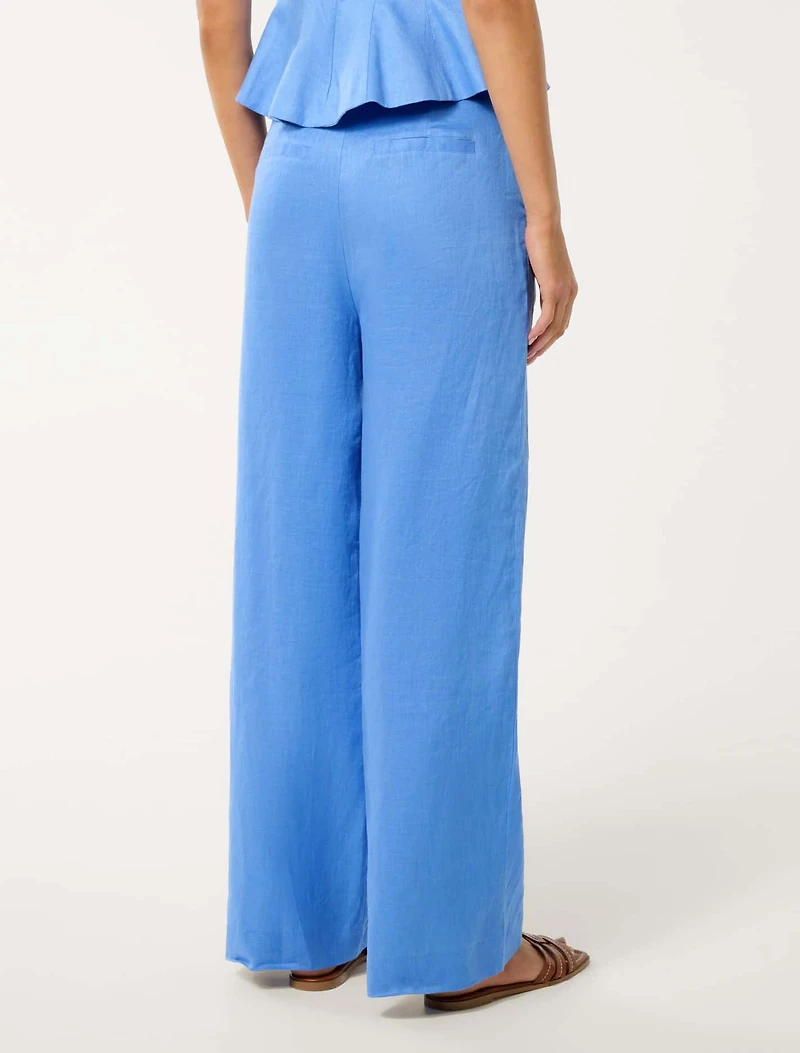 Penny Linen Wide Leg Pant