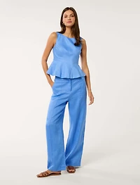 Penny Linen Wide Leg Pant