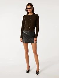May Crew Neck Cardigan