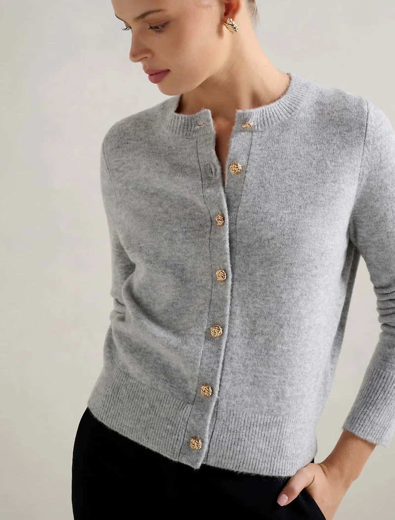 May Crew Neck Cardigan