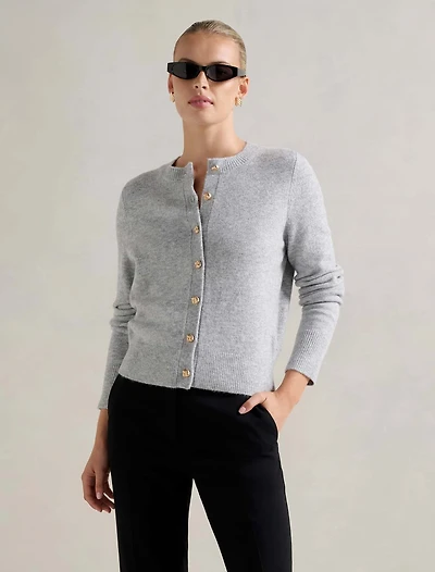 May Crew Neck Cardigan