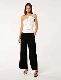 Violetta Twist Crepe Top