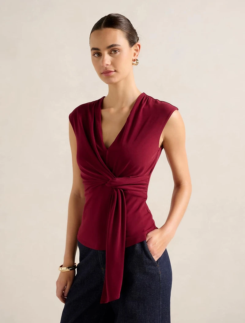 Emma Twist Front Top