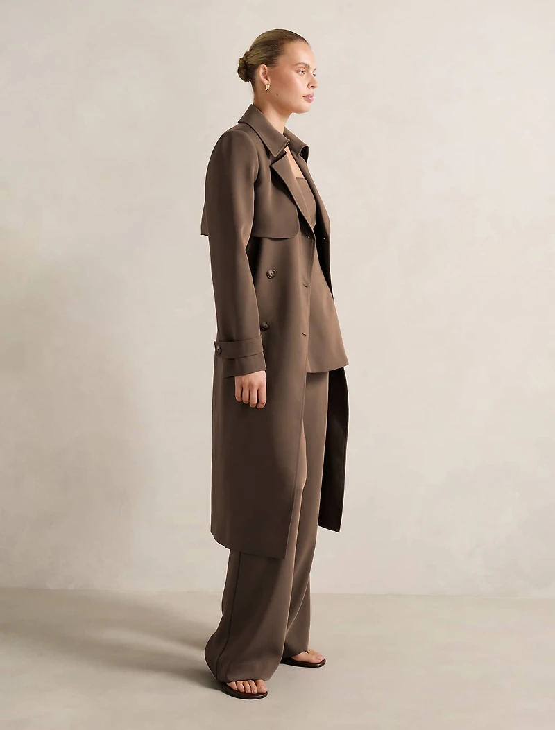 Delilah Soft Trench Coat
