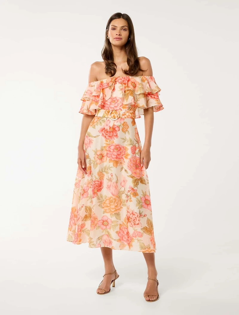 Jemima Ruffle Midi