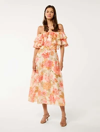 Jemima Ruffle Midi