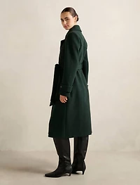 Cara Double Breasted Wrap Coat