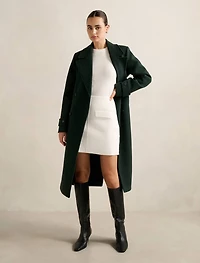 Cara Double Breasted Wrap Coat
