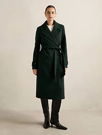 Cara Double Breasted Wrap Coat