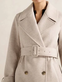 Belle Short Wrap Coat