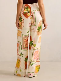 Ola Linen Wide Leg Pant