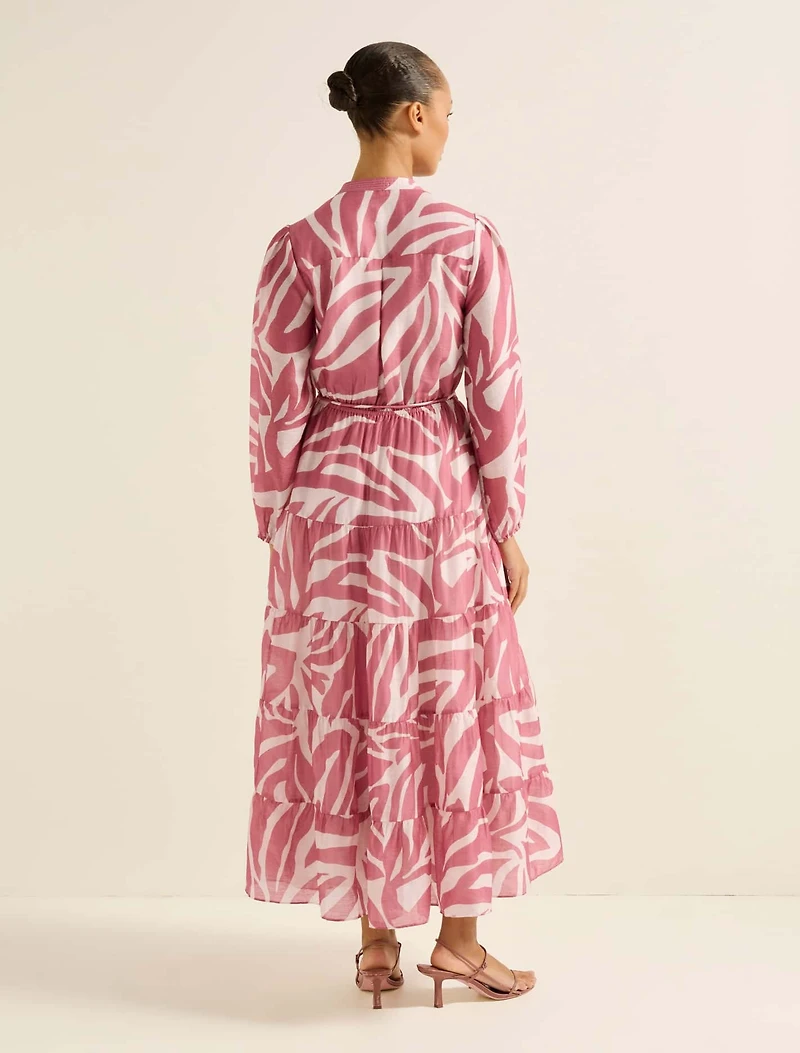 Adeline Tiered Midi Dress