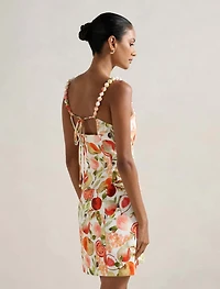 Sasha Petite Strappy Printed Mini